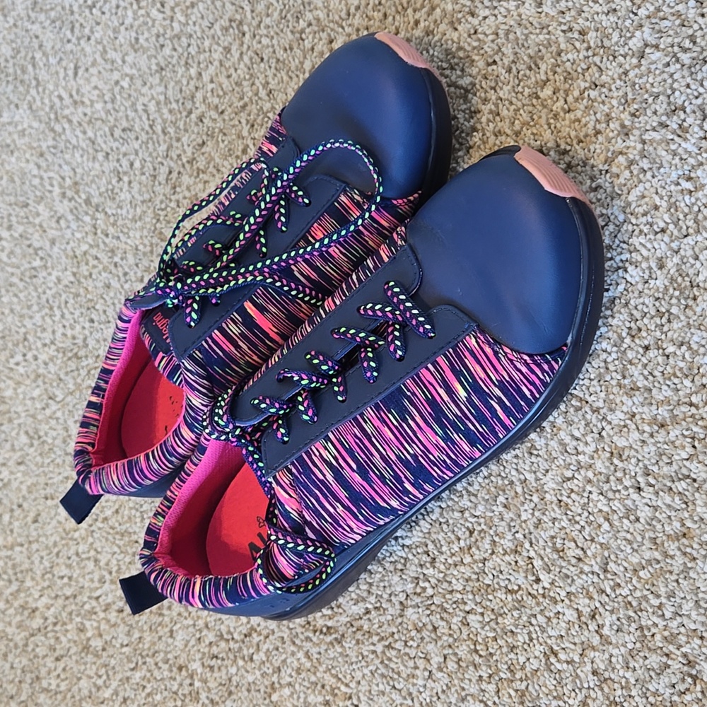 Alegria by PG Lite TRAQ Qest Sneaker Sport Walker Shoe Sz 43 Pink Blue